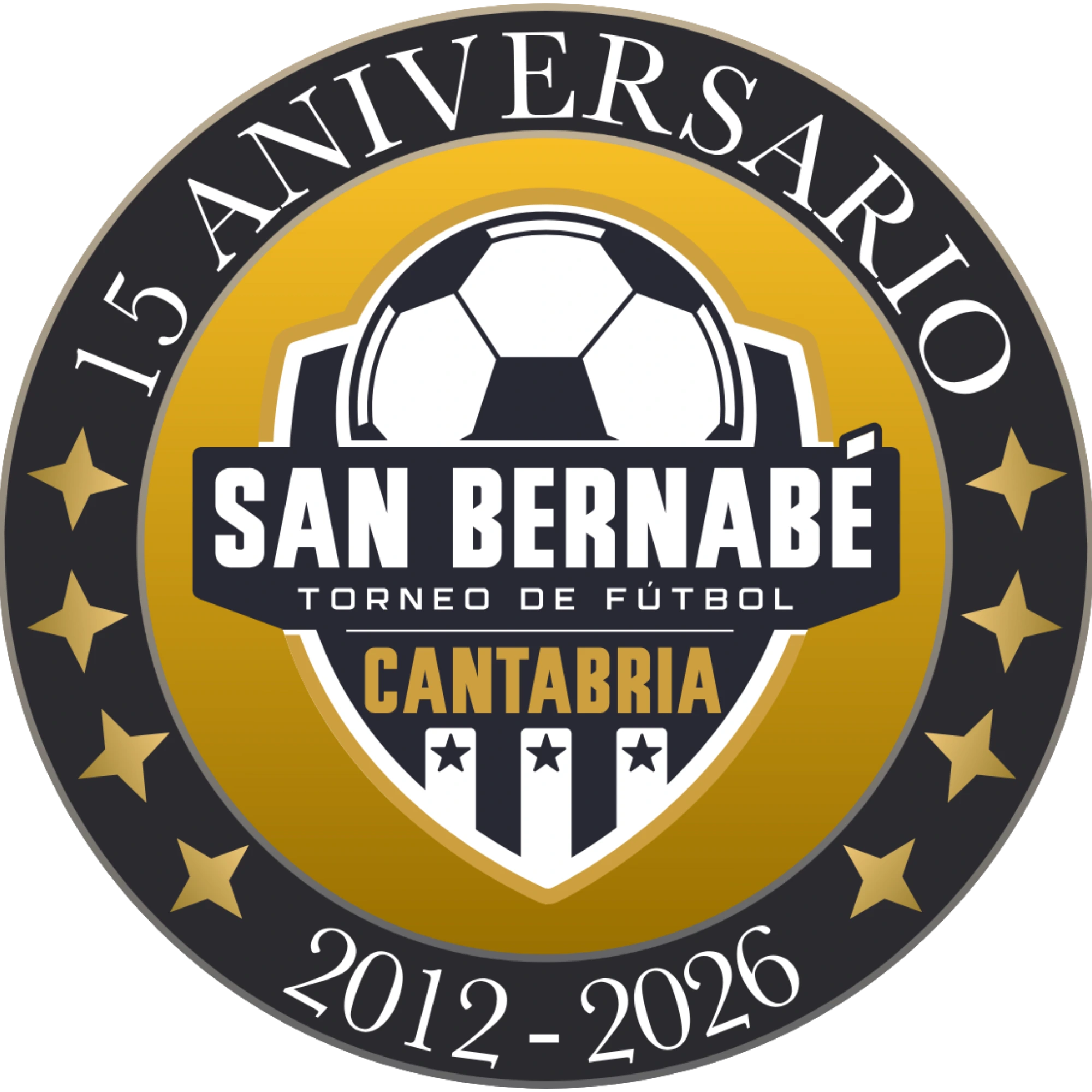 Logo XV Torneo Internacional San Bernabé - 15 Aniversario